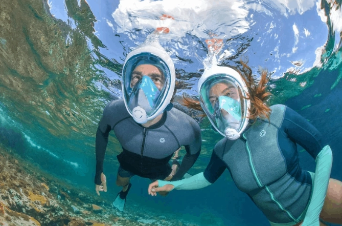 full face snorkel mask