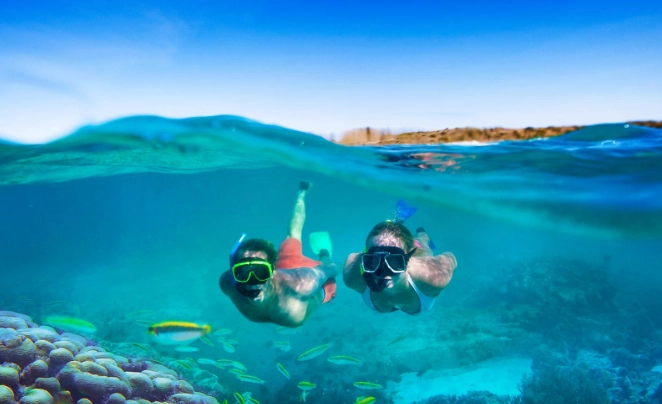 snorkeling in Bahamas by month