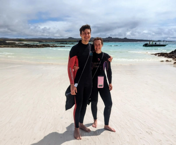 Galapagos water temperature