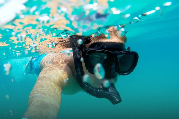 snorkeling anxiety breathing