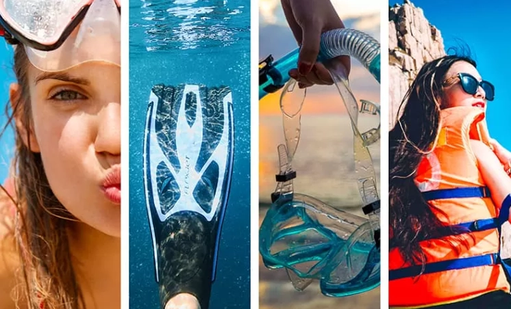 test snorkeling mask fit