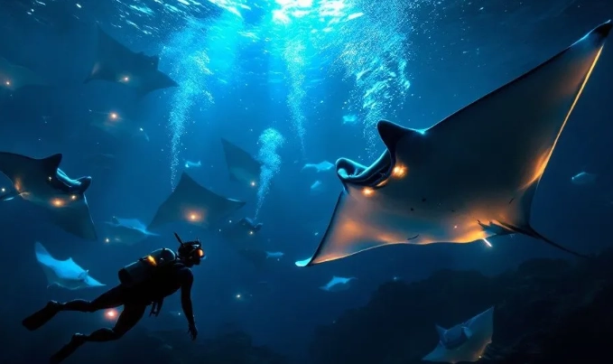 best time to snorkel with manta rays kona