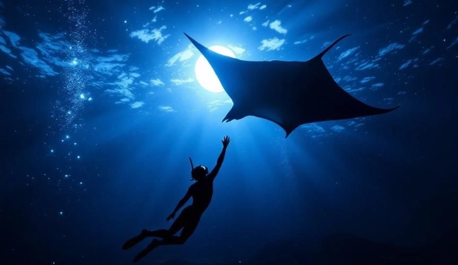 manta ray night snorkel Kona