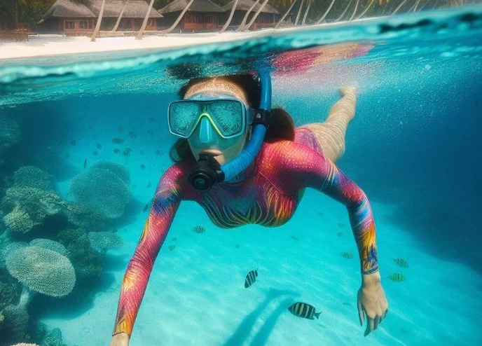 snorkeling in Maldives