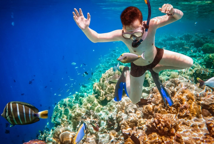 snorkeling in Maldives