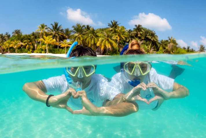 cheapest way to snorkel Maldives