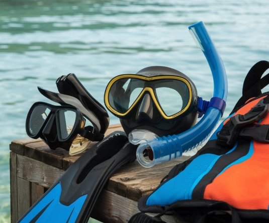 comfortable snorkel mask