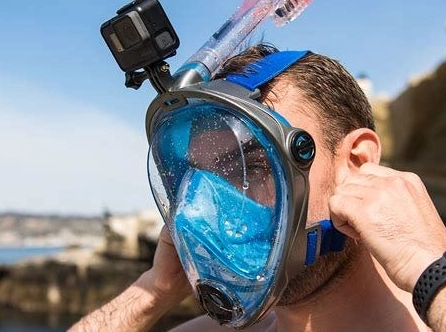 how to fit snorkeling mask