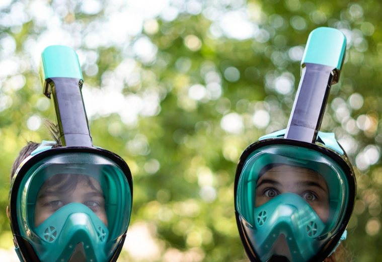 children snorkel gear safety