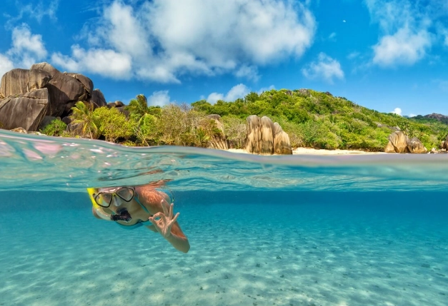 best snorkeling Seychelles