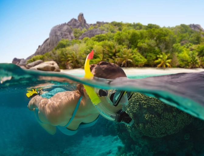 Seychelles snorkeling
