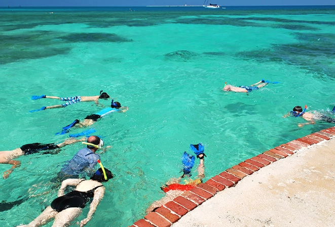 national park snorkeling