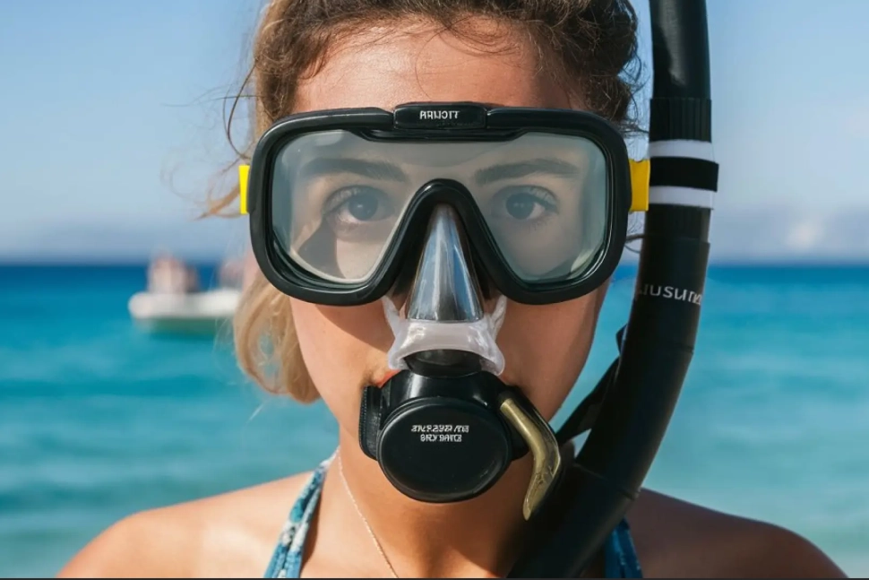 silicone snorkel mask