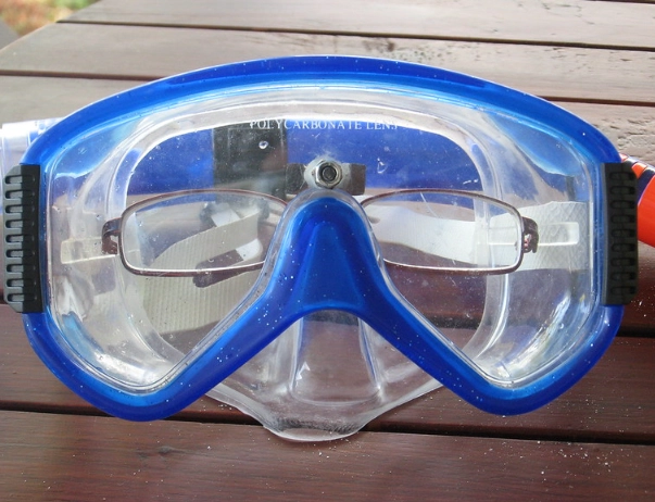 prescription snorkel mask
