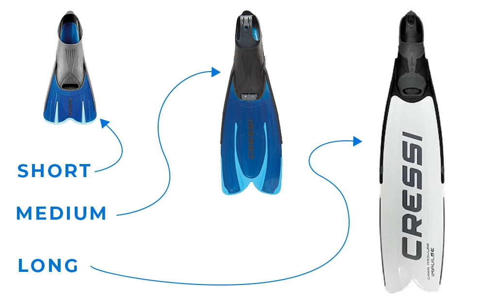 snorkeling fin types
