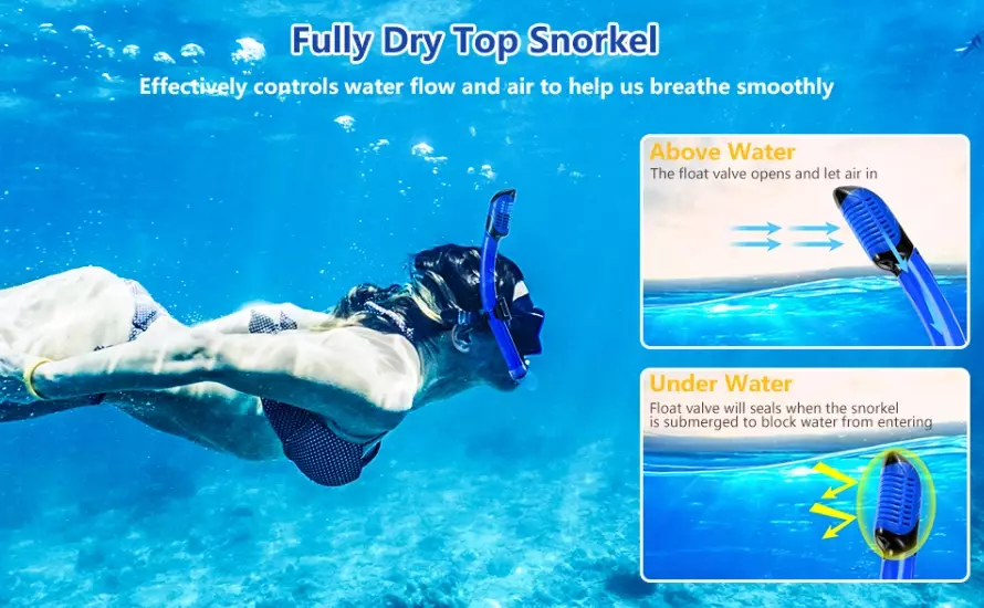 best anti-leak snorkel set