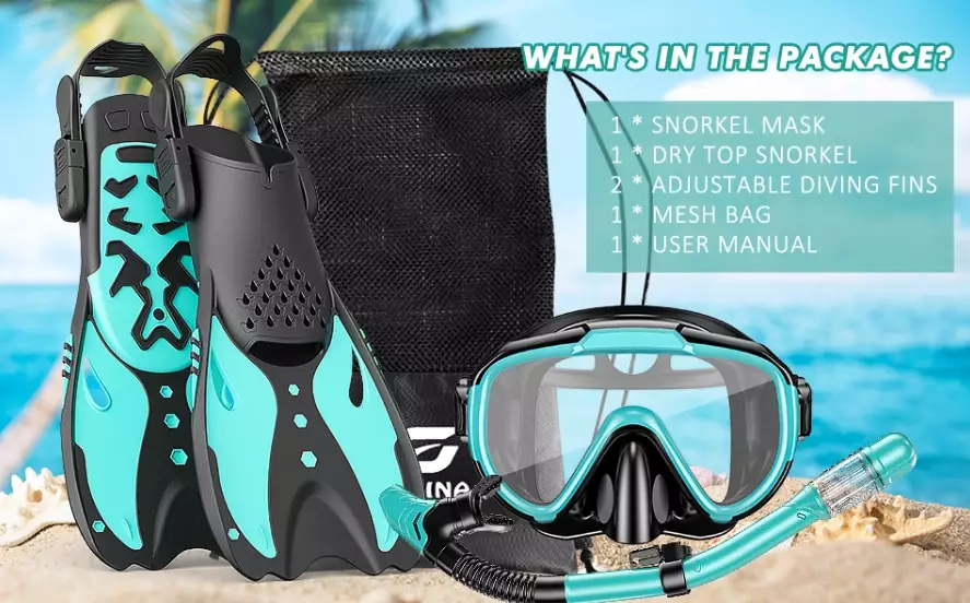 travel snorkel gear