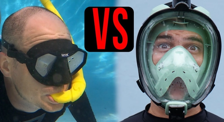 full face snorkel mask