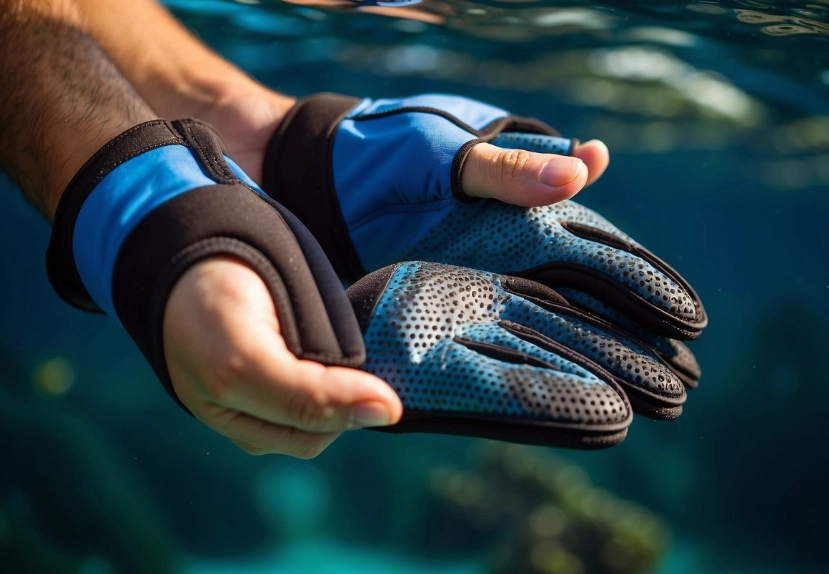 snorkeling gloves for men