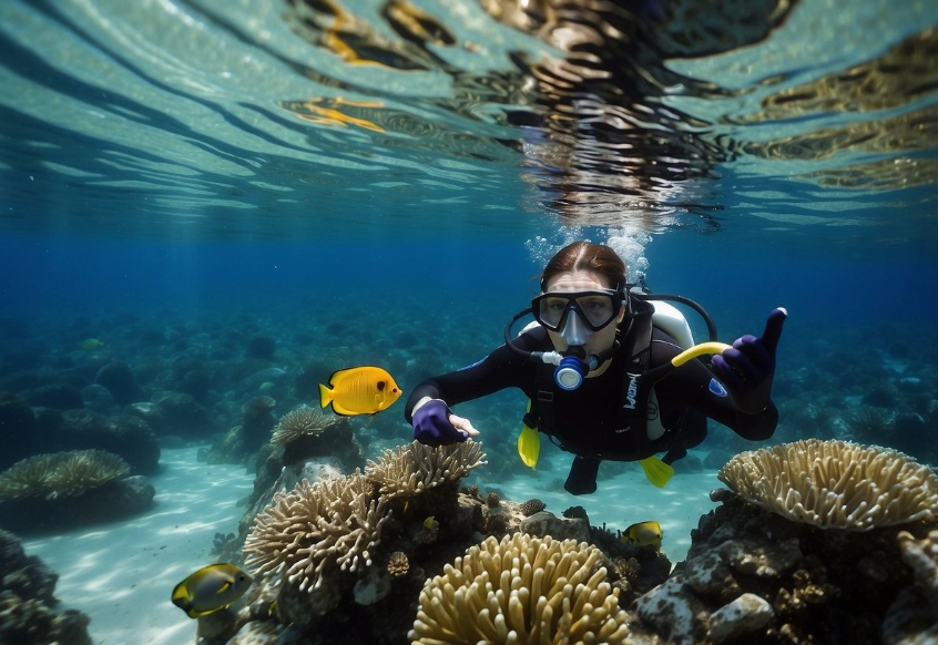 snorkeling gloves