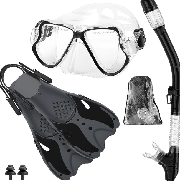 best adult snorkel set