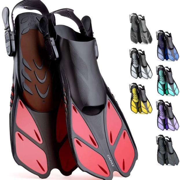 compact snorkeling fins