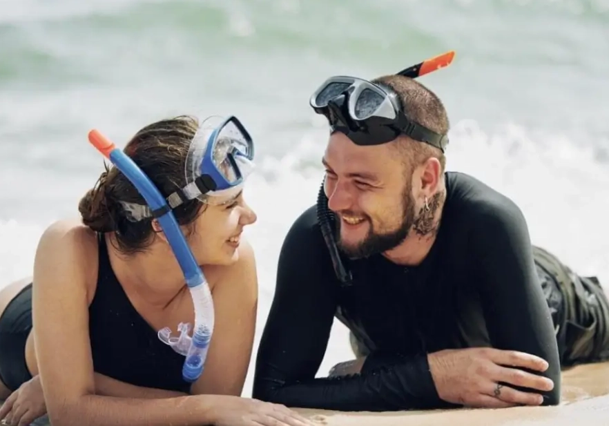 prescription snorkel mask